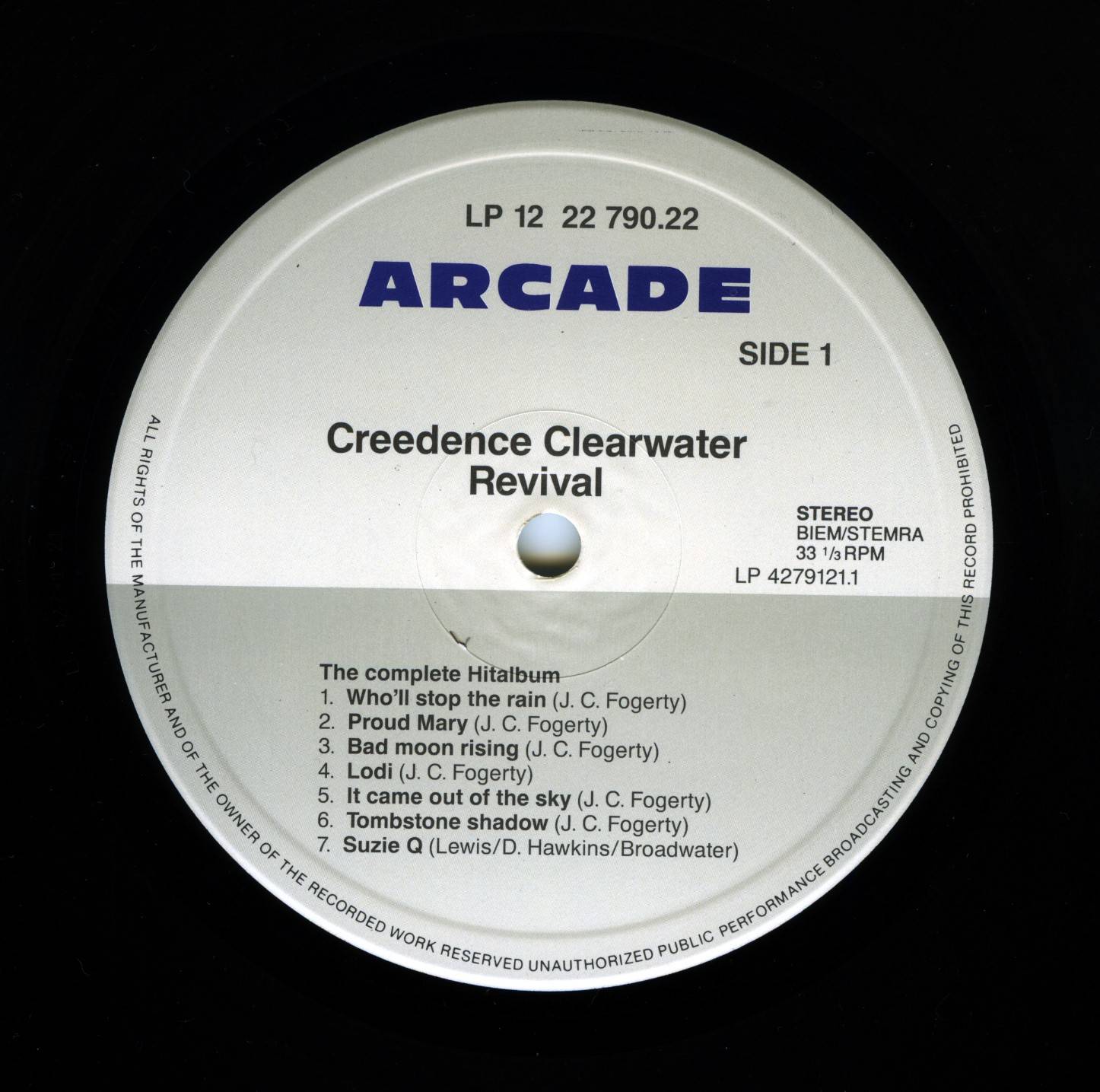 Creedence Clearwater Revival The Complete Hit Album [lp label a esp]